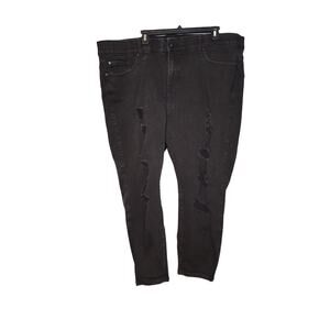Torrid Jeans Womens 26S Bombshell Skinny‎ High Rise Black Premium Stretch